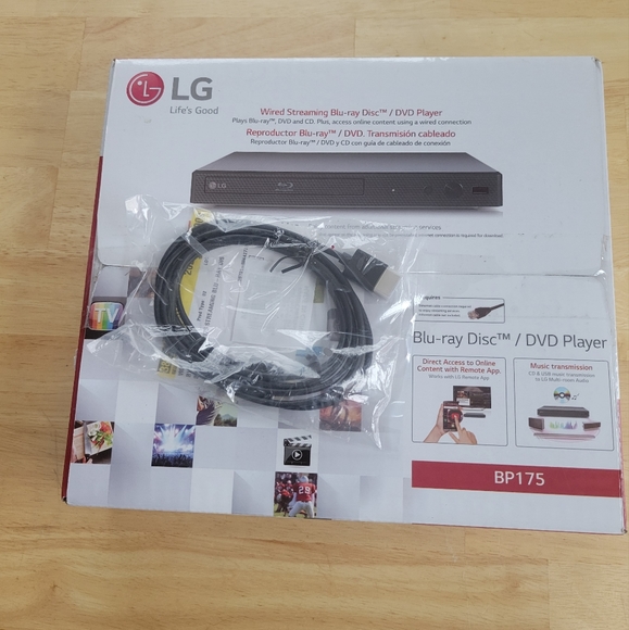 New in box LG Blu-ray DVD Player